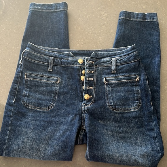 Anthropologie Pilcro and the letterpress High Rise Slim Jean Size 26 - Picture 9 of 10